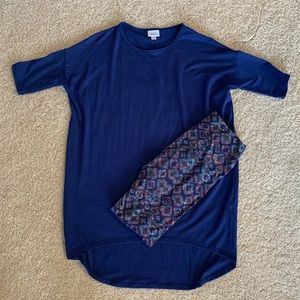 Lularoe Irma with matching Lularoe leggings